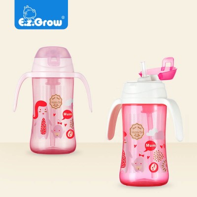 baby products of all types 2018 best seller baby plastic cup with water bottle with straw